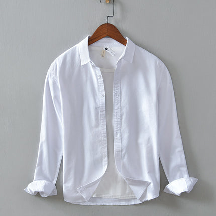 Men's Casual Minimalist Long Sleeve Shirt