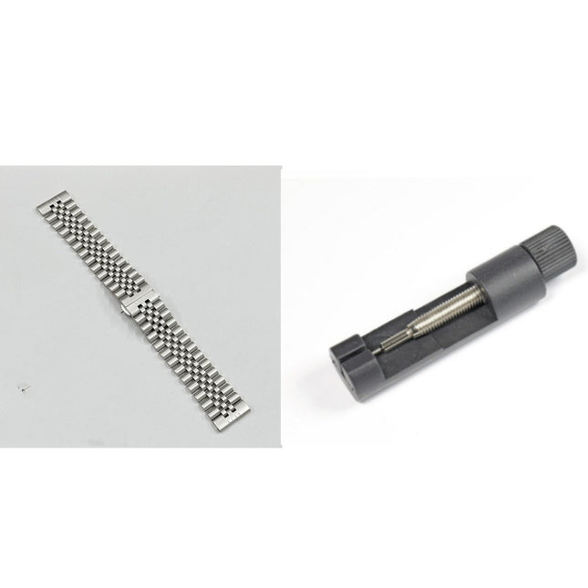 Five-bead Cow Ring Solid Stainless Steel Strap