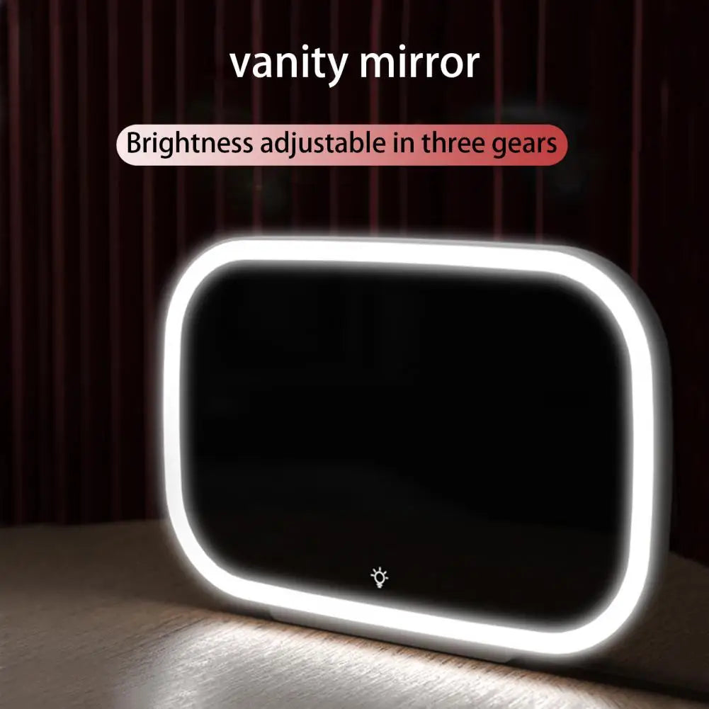 Miroir de visière de voiture eprolo avec LED, écran large 7,8 pouces, miroir intérieur compact pour voiture.
