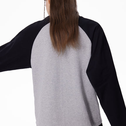 Stick Cloth Embroidered Shoulder Sleeve Casual Loose Unisex Top