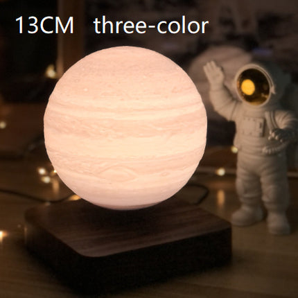 Magnetic Levitation Table Lamp Moon Light 3D Printing Planet Night Light