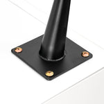 Meuble de nuit moderne eprolo en acier avec espace de rangement pour salon ou chambre, design élégant et pratique.