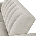 Canapé convertible U_STYLE eprolo avec coussin souple, fauteuil pour deux personnes, en tissu confortable et pratique.