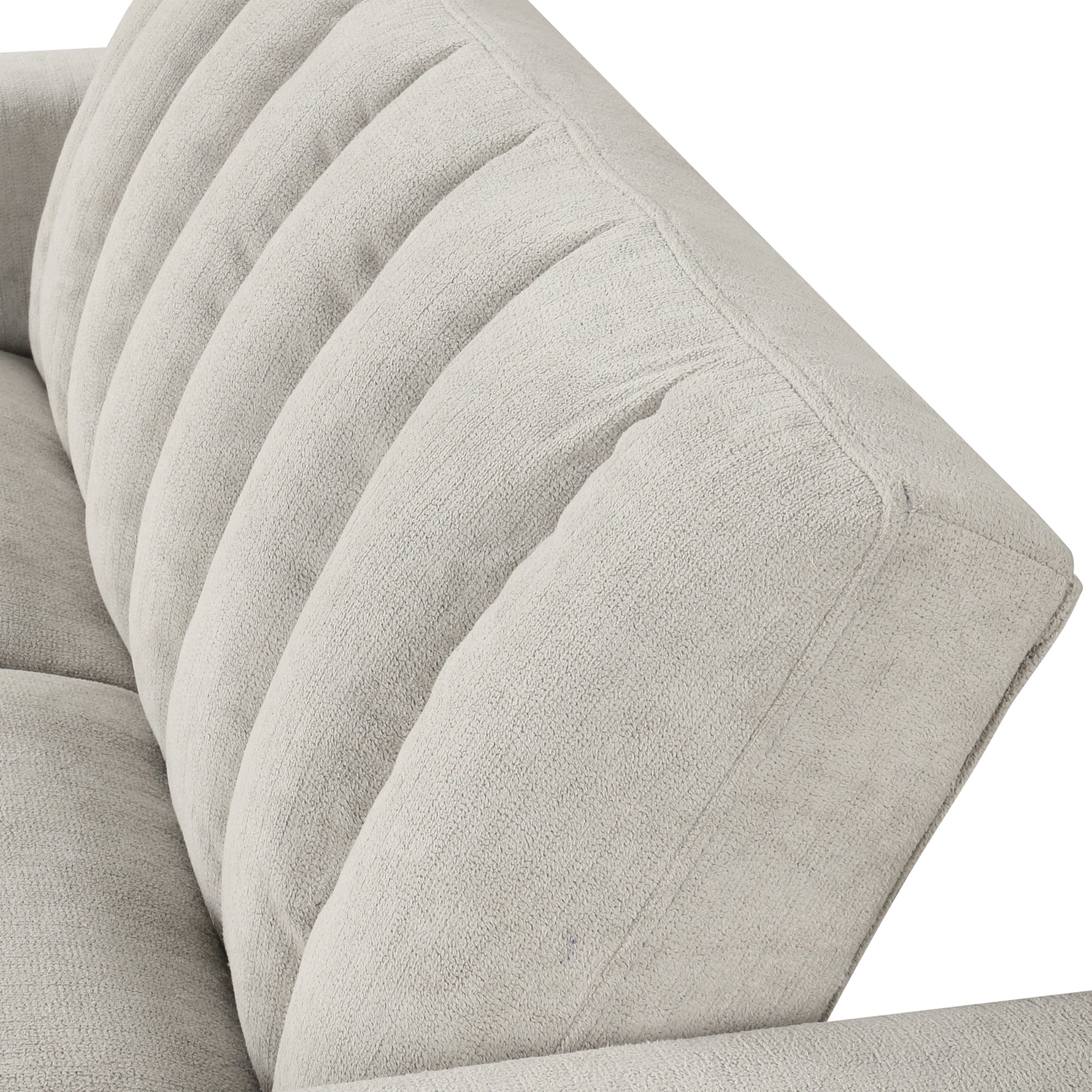 Canapé convertible U_STYLE eprolo avec coussin souple, fauteuil pour deux personnes, en tissu confortable et pratique.