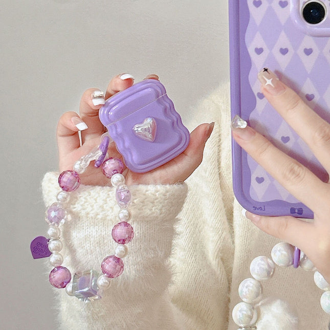 Laser Heart Suitable For AirPods Pro1or2or3 Generation Bluetooth Headphone Cover