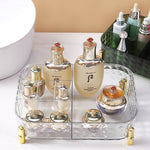 Boîte de rangement pour cosmétiques de bureau eprolo, organisateur de maquillage avec compartiments pour stockage.