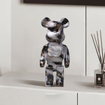Ornement lapin en forme d'ours violent, décoration de salon en style eprolo, figurine en résine pour intérieur.