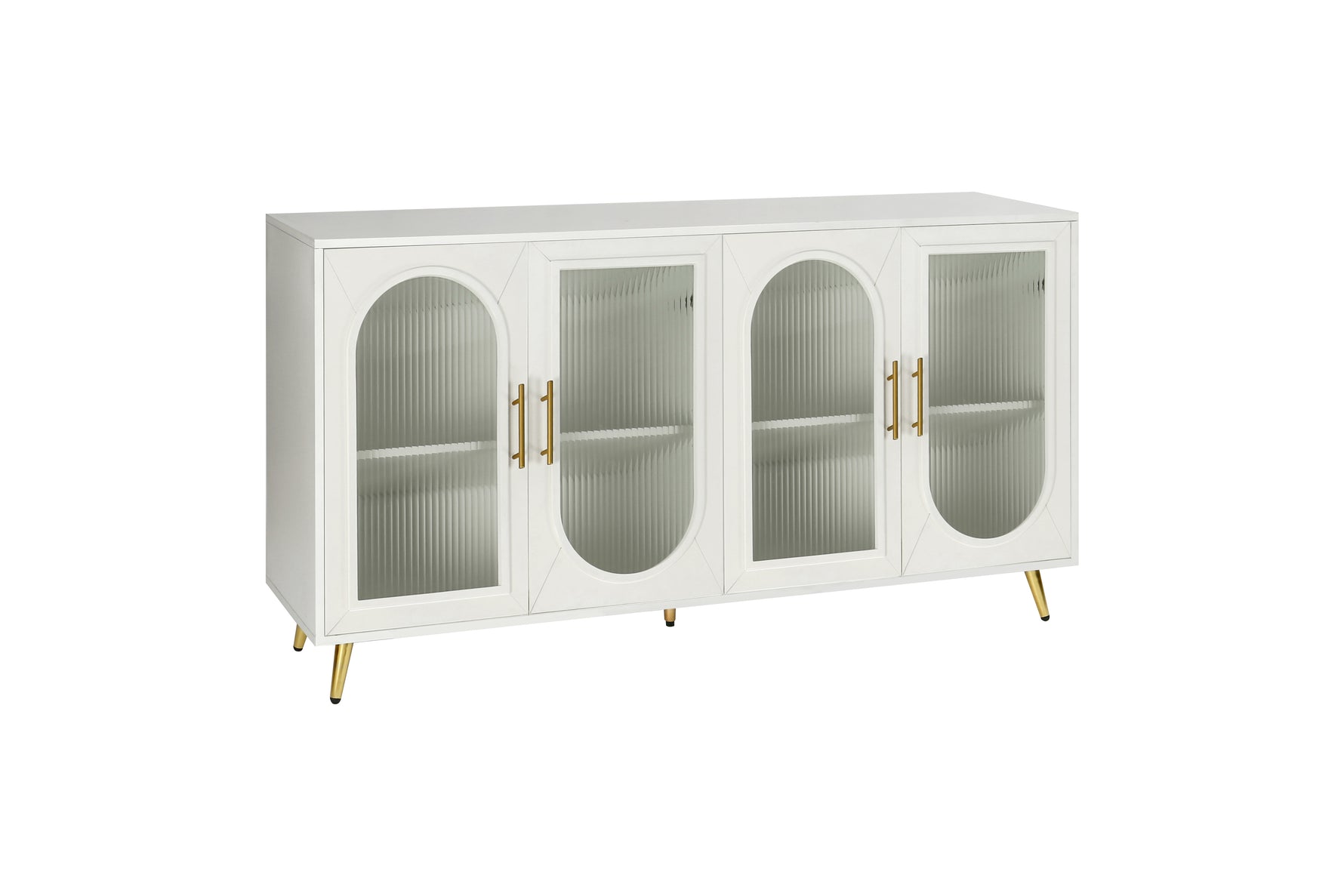 Meuble télé pour TV de 65 pouces, étagère en bois moderne de la marque eprolo, avec espace de rangement.