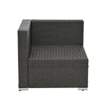 Ensemble de meubles de terrasse eprolo avec table en bois et chaises en métal pour patio extérieur.