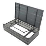 Ensemble de mobilier de terrasse en rotin PE pour extérieur avec table basse en contreplaqué, par eprolo.