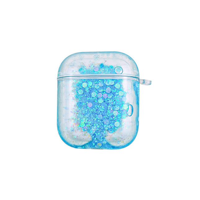 Bluetooth Liquid Quicksand Earphone Case Protection