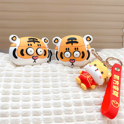Tiger Wireless Earphone Cartoon Protective Case