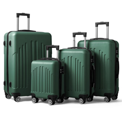Vertical Stripe Four In One Suitcase