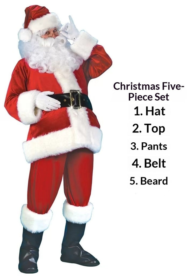 Santa Claus Costume Oversized And Thickened Classic Style Clothing
