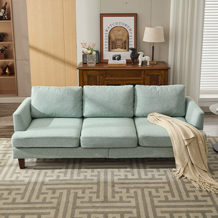 Fabric 3 Seater Couch With 2 USB, Comfortable Sectional Couches And Sofas For Living Room Bedroom Office Small Space, Easy Assembly & Comfy Cushion Cannot Be Sold On Temu