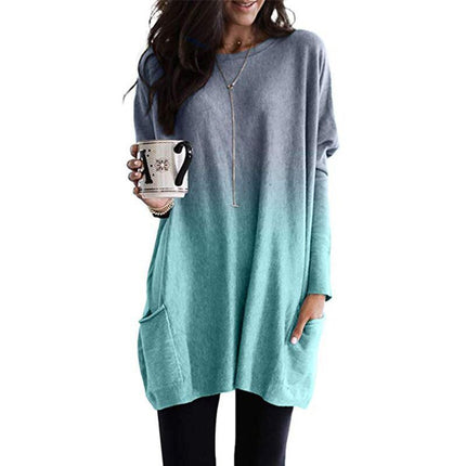 Gradient long sleeved shirt