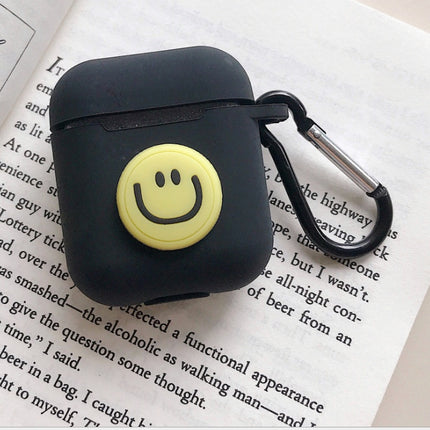 Compatible with Apple, AirPods protective jacket cute cartoon silicone anti-falling earphone jacket Japanese Korean women''s key-clasp hanging rope