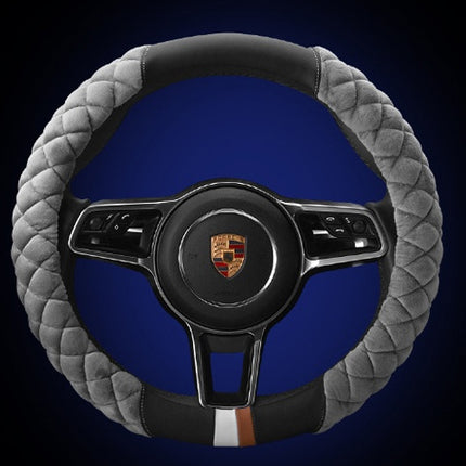 Universal Car Steering Wheel Cover Winter Decoration Cute 38cm Plush Footprint Auto Automobile Vehicle Steering Wheel Protector