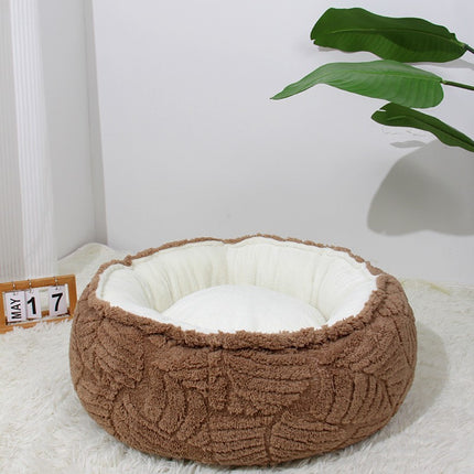 Cat Accessories Bed Round Soft And Warm Cat Nest Bed Pet Supplies Dog Beds For Medium Small Dogs Thickened Plush Cat House Mat