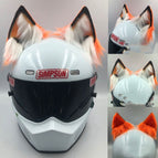Red fox fox ears tail / No helmet