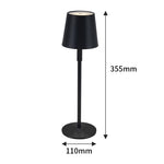 Lampe de table Nordic Ins Log sans fil eprolo avec lumière simple, style rétro, bois solide et design décoratif pour chevet.