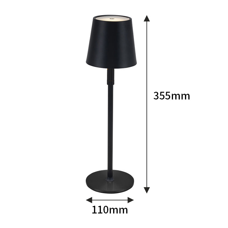 Lampe de table Nordic Ins Log sans fil eprolo avec lumière simple, style rétro, bois solide et design décoratif pour chevet.