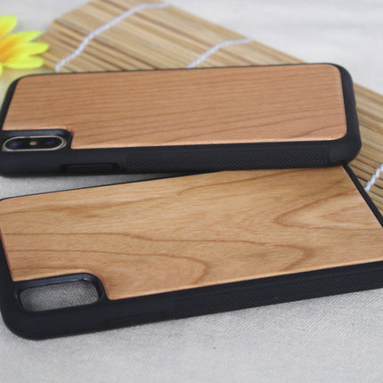 Wooden case TPU phone case