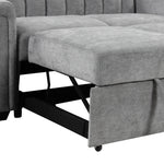 Canapé convertible U_STYLE eprolo avec coussin doux, pouvant accueillir deux personnes en position assise ou en lit.