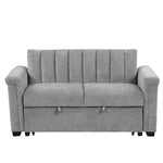 Canapé convertible U_STYLE eprolo avec coussin souple, pouvant accueillir deux personnes pour s'asseoir ou dormir.