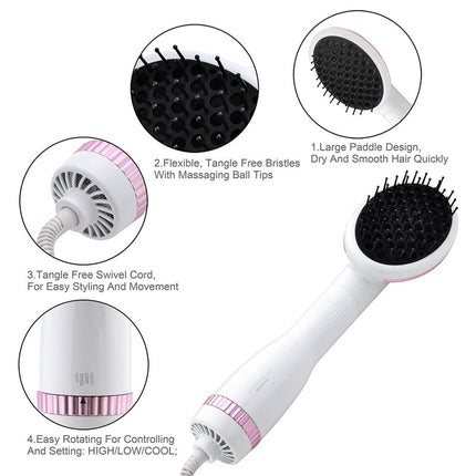 Hair dryer multifunctional straight hair comb