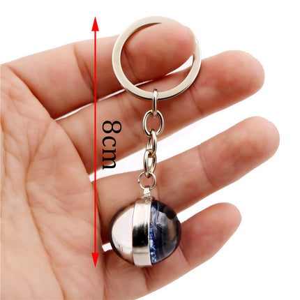 Piano Musical Instrument Time Stone Keychain Pendant