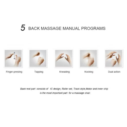 Full Body Zero Gravity Shiatsu Massage Chair SL-Track Recliner With Airbag Speaker LCD Screen Remote Control Voice Control BackLeg Heat