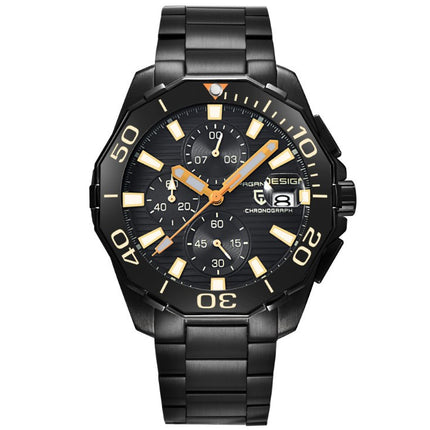 Men's watch with multi function large dial