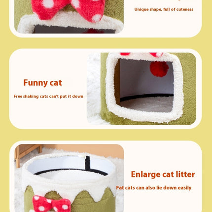 Double Layer Cat Climbing Frame Cat Nest Four Seasons Universal