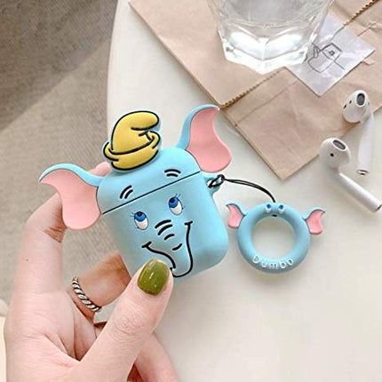 Cute cartoon baby elephant earphone set