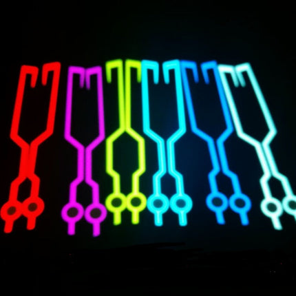 Motorcycle Helmet EL Cold Light Helmet Light Strip Night Signal Luminous Modified Strip Helmet Sticker