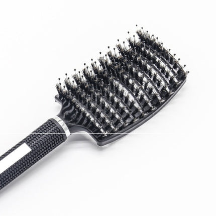 Hairbrush Anti Klit Brushy Haarborstel Women Detangler Hair Brush Bristle Nylon Scalp Massage  Teaser Hair Brush Comb - Novah