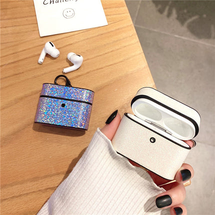 Compatible with Apple, Luxury Glitter Luxury Fish Scale Pattern Airpods Earphone Sleeve