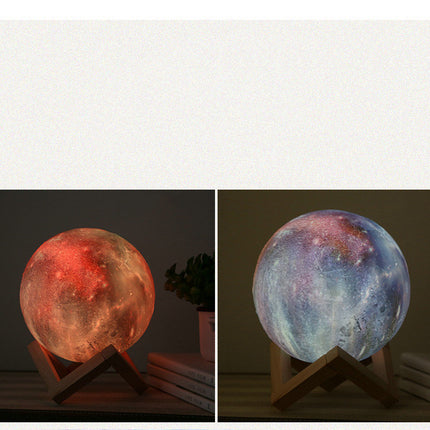 Painted Led Color Moon Light Night Light