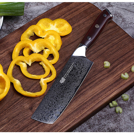 Damascus Six-piece Knife Set Chef's Special Knife