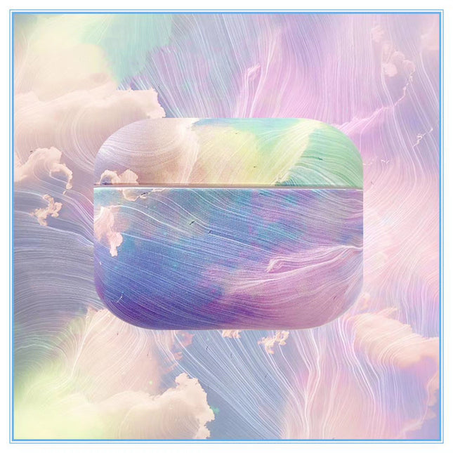 Compatible with Apple, Compatible with Apple , Ins Sky Cloud Airpods Pro Protective Sleeve Female Models Suitable For Apple Earphone Sets Airpods 2 Hard Shell