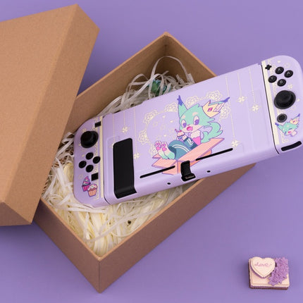 Protective Bag Cover Box Soft Shell Accessories Anti-drop Cute Cartoon Split Color Shell Surrounding