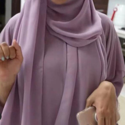 Latest Muslim Abaya Fashion Soft And Elegant Large