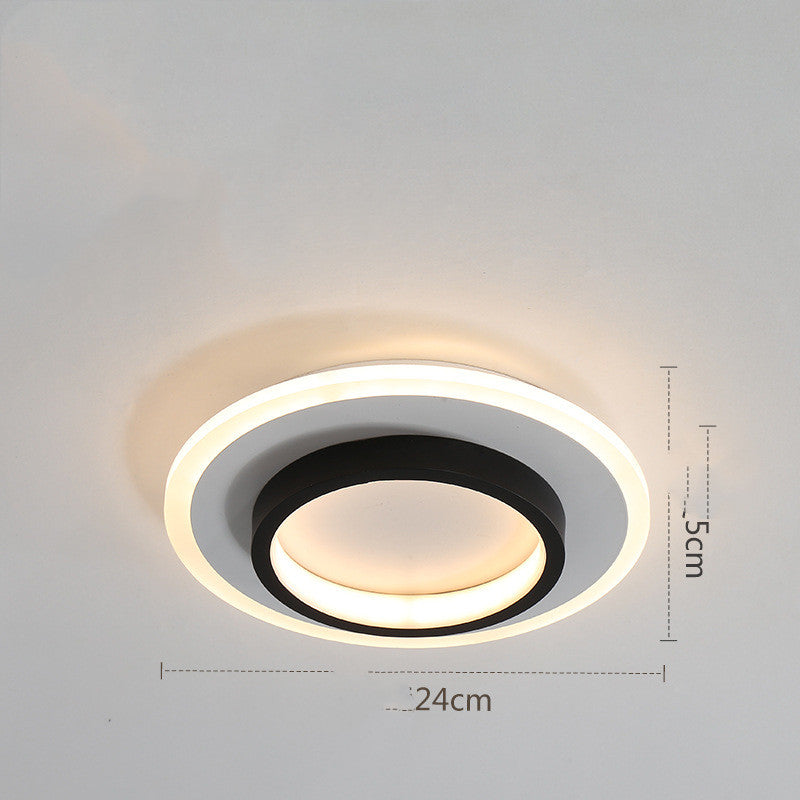 Lumières de corridor et balcon Novah, éclairage d'allée moderne avec lumières d'avenue élégantes pour intérieur.