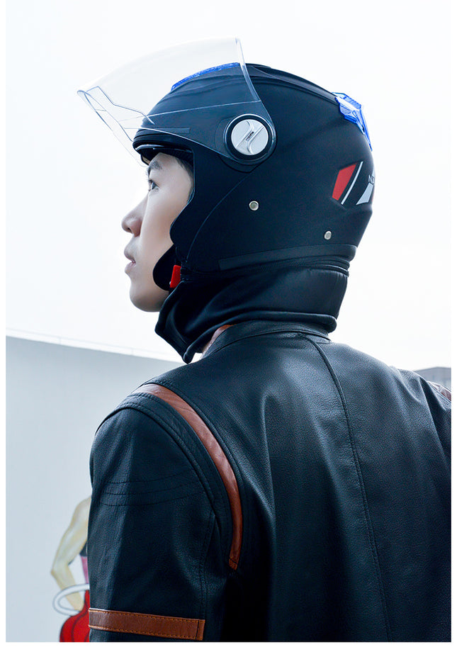 Antarctic Helmet Electric Car Male Four Seasons Universal Winter Warm Head Gray Helmet Ladies Battery Car Full Helmet Helmet