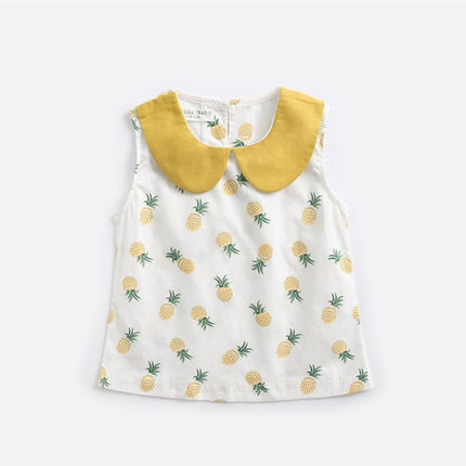 Baby Two-piece Summer Cotton Children's Clothing Baby T-shirt Sleeveless