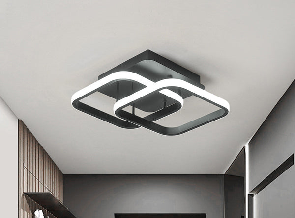 Luminaire de couloir moderne Novah, éclairage LED nordique simple et créatif pour entrée ou hallway, design épuré.