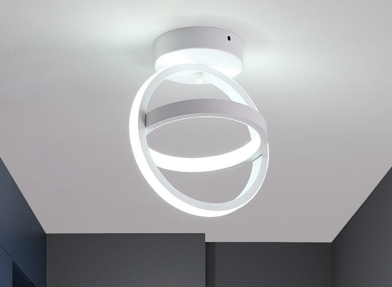 Luminaire corridor LED Novah, design nordique moderne, éclairage simple pour entrée ou hall avec style créatif.