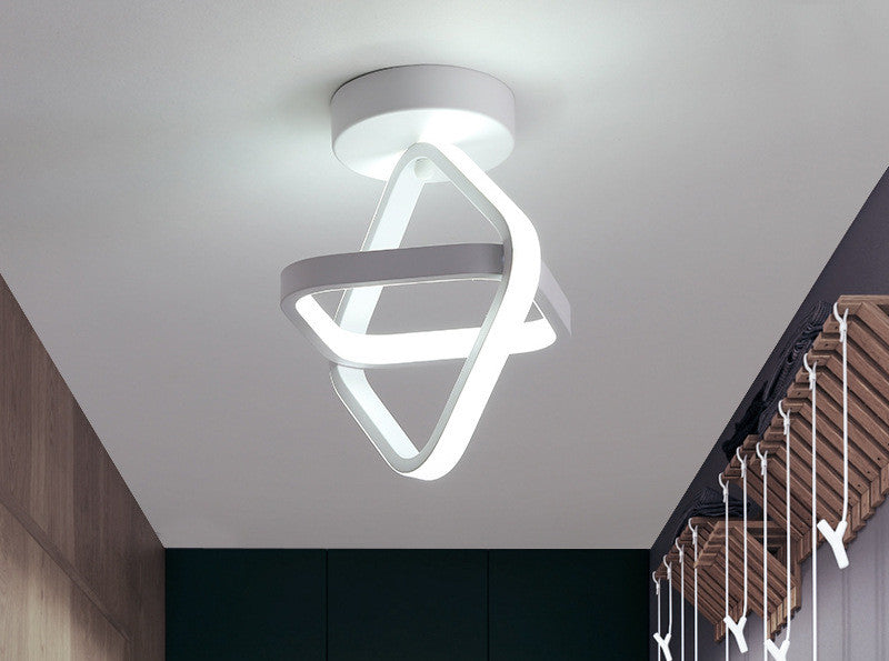 Luminaire de couloir Novah moderne, éclairage LED nordique simple pour entrée ou couloir, design épuré et créatif
