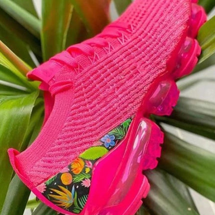 Air-Cushioned Inner High Flying Weaving Women's Shoes